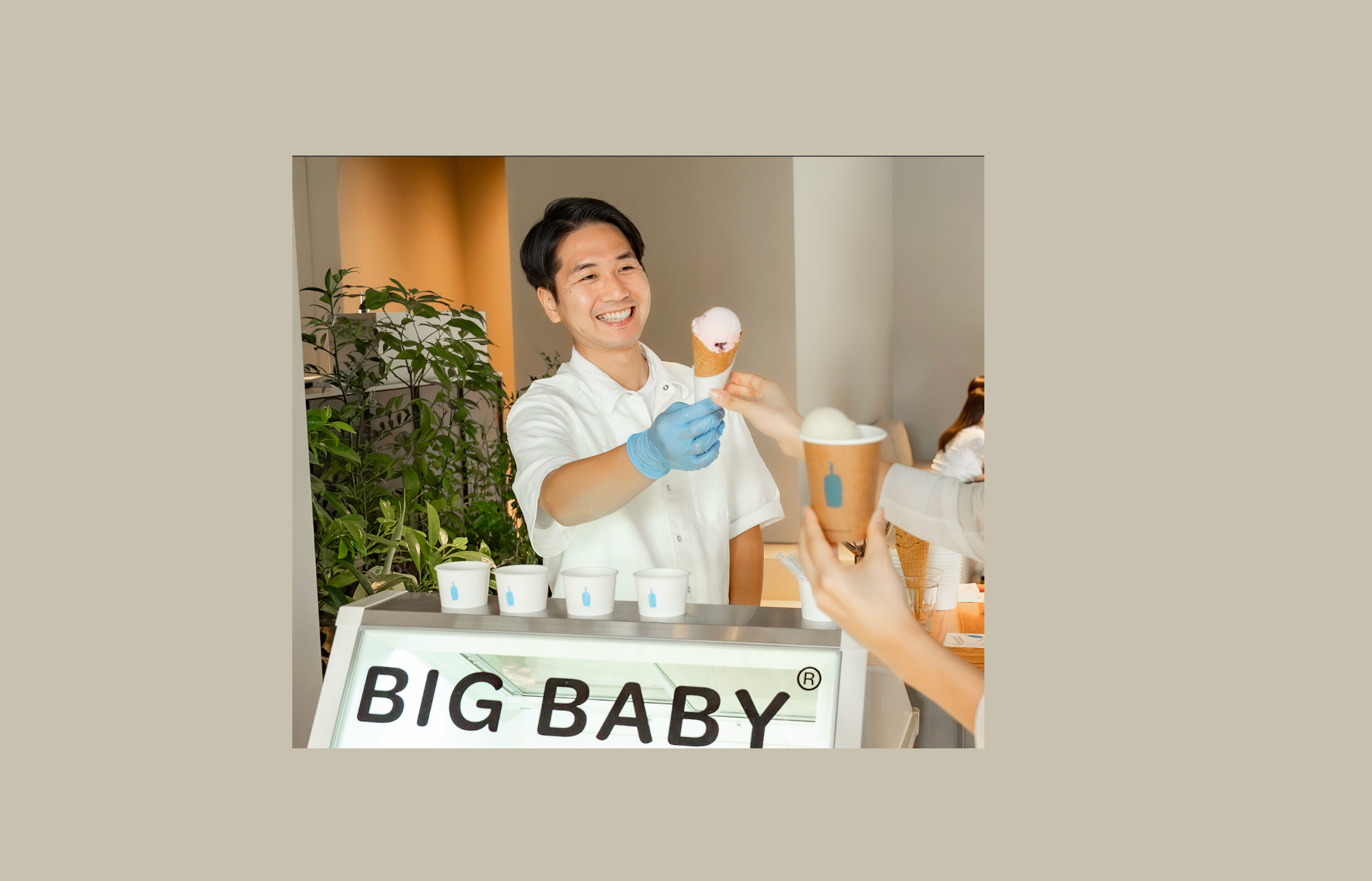 BIG BABY ICE CREAM at Daikanyama Cafe – BLUE BOTTLE COFFEE
