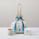 【オンライン限定】ストーンマグ (グレー)& ブレンドコーヒー セット(ベラ・ドノヴァン) in リボンラッピングバッグ