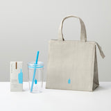 【オンライン限定】クリアコールドタンブラー (16oz) & インスタントコーヒー セット in コットンクーラーバッグ