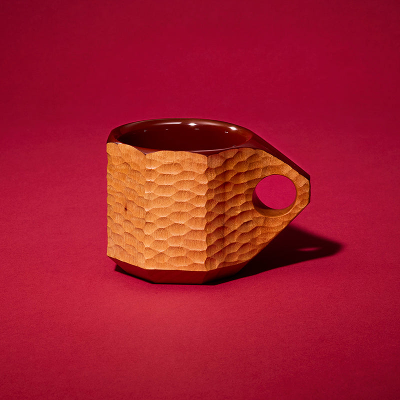 Akihiro Woodworks x BLUE BOTTLE COFFEE ジンカップ ウルシ ハイブリッド マザー アズキレッド